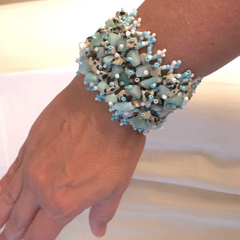 Stones braided bracelet
